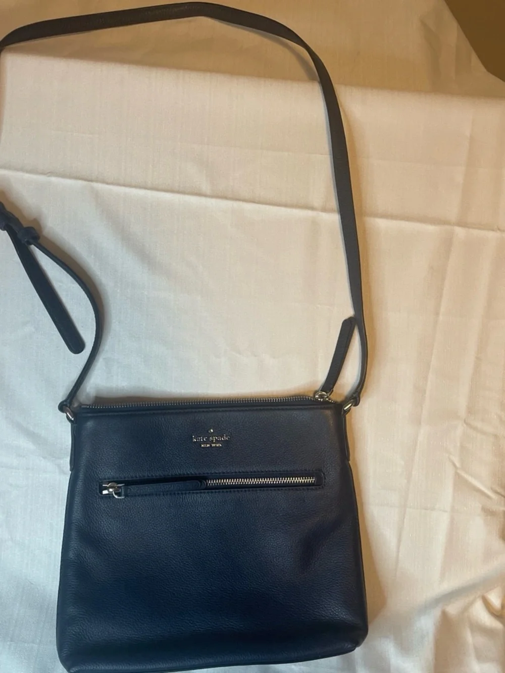kate spade navy leather crossbody bag